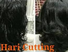 rani salon home service hair  cutting  p