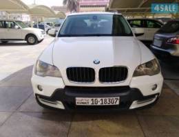 BMW X5 موديل 2010 ابيض صبغ الوكالة 6سلند