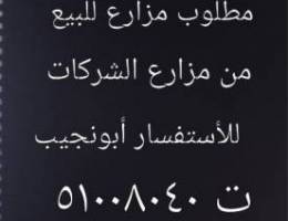 مطلوب في العبدلي مزارع شركات