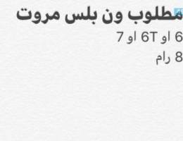 مطلوب ون بلس 6 او 6T