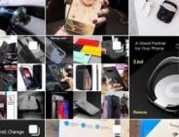 جميع انواع الاكسسورات والشواحن والحمايات