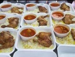 توزيع وجبات عيش دجاج عيش لحم لأهل الخير