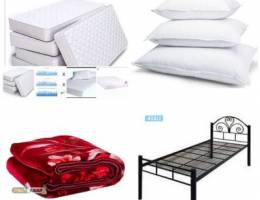 لدينا سراير حديد+سراير اطفال +خشب +مراتب